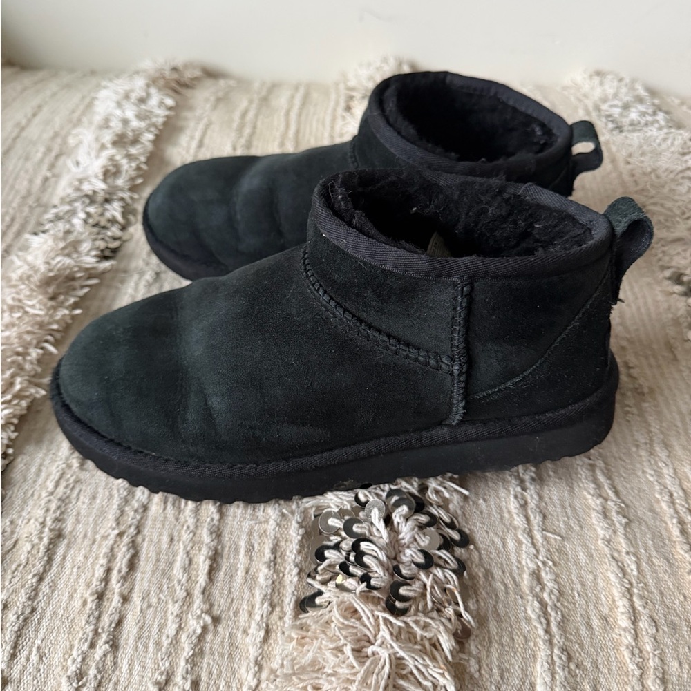 UGG Black Ankle Boots